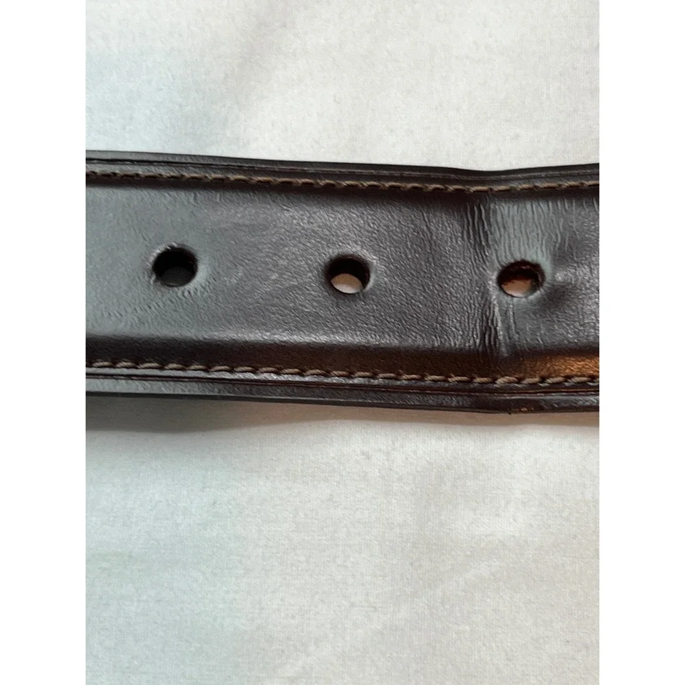Columbia leather belt